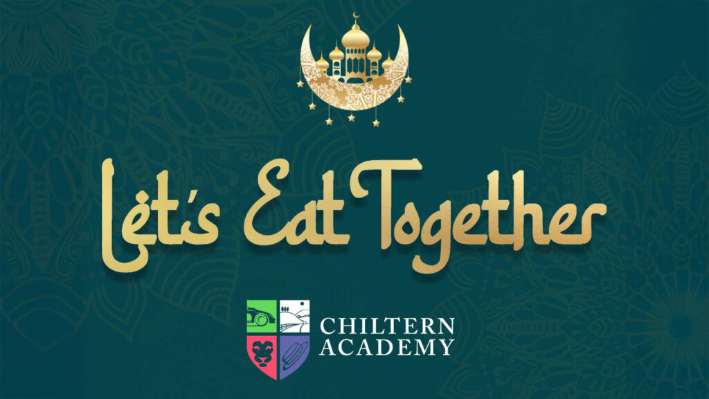 Students and staff of Chiltern Academy hosting a Ramadan iftar fundraiser for Luton Foodbank to support families in need.